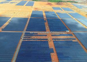 100kw Solar Power Mounting Systems Hot Dip Galvanized Steel Ground