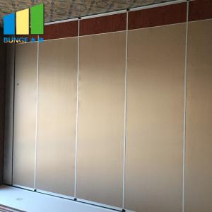 Classroom Mobile Folding Acoustic Partition Walls / Conference Room Sliding Walls