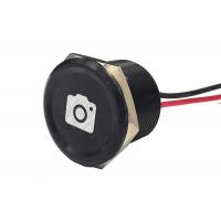 China Rgb Black Aluminum Piezo Touch Switch No Button 16mm Momentary Head Logo on sale