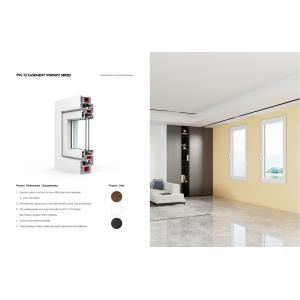 Front PVC Plastic Aluminium Doors And Windows Windproof Customized