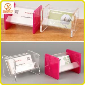 China Shenzhen factory customized tabletop acrylic name card display supplier