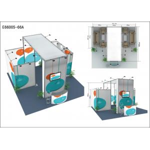 Aluminum Pop Up Trade Show Display , Graphic Pop Up Trade Show Booth