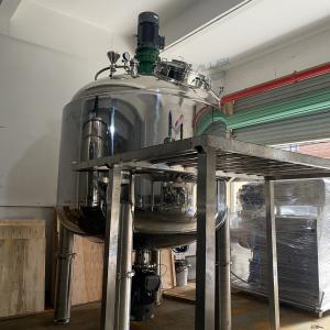 SUS304 Liquid Soap Manufacturing Machine Chemical Mixing with Double jacket 3KW