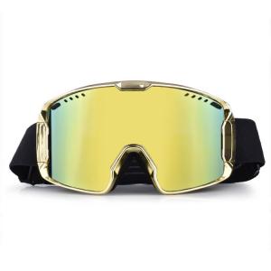 Anti Fog Ski Goggles Convenient Spherical Wide View Lens High Performance