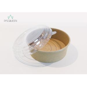 China Compostable Takeaway Food Containers Kraft Paper Bowls For Street Food supplier