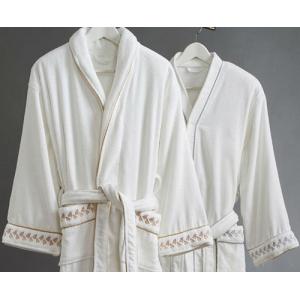 China Adult Bath robe , bathshirt , 100% cotton , GSM 400, velour or loop supplier