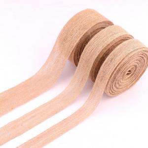 Customize Loose Weave Burlap Ribbon For Gift Packing Decoration