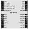Módulo GNSS WT-62-TD 1Hz-10Hz para Rastreo de Automóviles UART I2C SPI