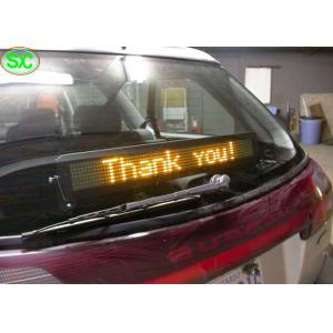 China RGB Car LED Sign Display With Meanwell Power Supply , High Definition IP65 Waterproof wholesale