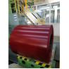 YK Red Prepainted Steel Coil Galvanized Steel Sheet Coil TCT 0.25 X 914mm G550