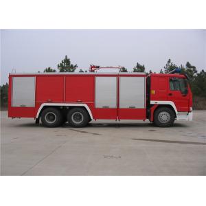 China Heavy Duty 6x4 Drive Six Seats Water Tanker Fire Truck Flattop Four Door Length Cab supplier
