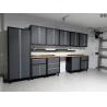 Optimice su almacenamiento de herramientas con esta estación de trabajo de almacenamiento de garaje de metal pesado