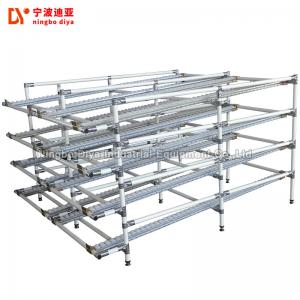 China White Industrial Pipe Rack , Workshop Pipe Storage Systems With Lean Pipe supplier