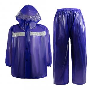 Custom Reflective Rain Jacket Women'S Solid Color Fluorescent Hi Vis Rain Gear