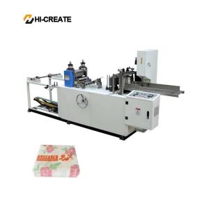 Manufacturing High Speed Automatic Napkin tissue Paper Machinery Table Napkin Paper Making Machine price