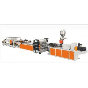 Single Screw PP PE PC Hollow Grid Sheet Extrusion Line , Hollow Grid Plate Making Machine