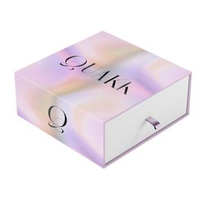 China Custom Printed Drawer Slide Jewelry Box Elegant Gift Box Packaging supplier