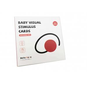 3-6 Months Newborn Visual Stimulation Cards Black And White Contrast Cards