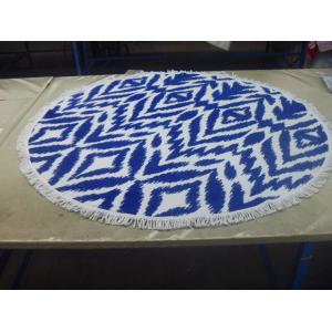 China Factory supply Cheap Price Small MOQ 100% cotton  turkish round beach towel supplier