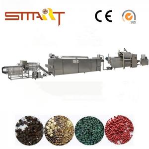 120-150kg / Hr Pet Food Extruder Machine Electric Power Automatic Fish Feed Machine