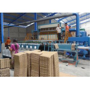 China Fully Automatic Chicken Farm Pulp Egg Tray Machine With Multilayer Drying Line supplier