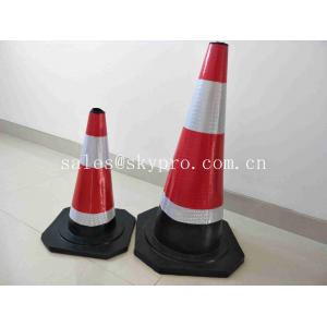 Road Soft Plastic Fluorescent Flexible Roadway Safety Rubber Traffic Cones