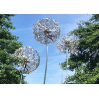 China Incredibly Stainless Steel Dandelion Sculpture Steel Dandelion Sculpture on sale