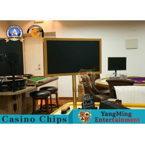China Custom Baccarat Gambling Systems Yellow Matte 27'' Copper Plated Matte VGA TV Dual - Screen HD Display Support supplier