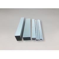 China Silver White Anodizing Aluminium Tube Profiles , Extruded Aluminum Rectangular Tubing on sale