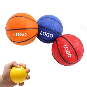 Colorful Promotional Stress Ball Basket Stress Ball Logo Customized