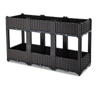 China Large Capacity Polypropylene  Elevated Plastic Planter Box  Insect Proof on sale