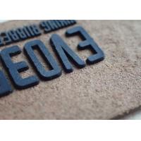 China Personalized Logo Garment Leather Patch Custom Embossed Jeans Leather Patch Label on sale