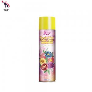 China MSDS 350ml Flower Pearl Color Spray , Tinplate Paint Spray For Flowers supplier