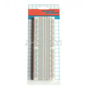 China Bb830 Transparent Soldered Breadboard Inserted For Building / Testing Circuits supplier