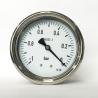 China PC Lens Pressure Gauge Vacuum 100mm 1 Bar Low Pressure Vacuum Gauge wholesale