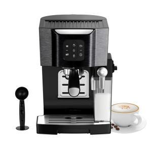 China Black Coffee Machine With Milk Frother Multi Function 500W Household Espresso Machine supplier