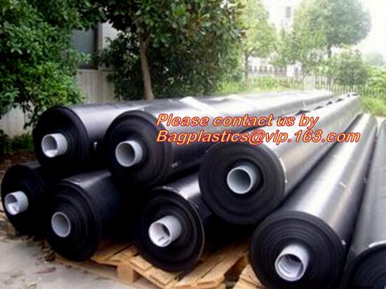 Construction Builder Film Waterproof Dampproof Clear / Black Plastic Poly Film