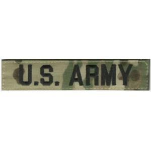 Tactical nature embroidered patches Hook Army Multicam Name Tape dry cleanable