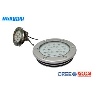 China Underwater Stainless Steel LED Dock Lights 18w / 54w with mixed RGB Cree LED supplier