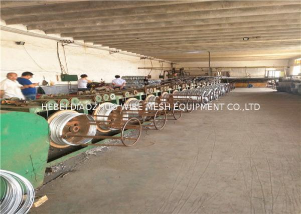 Low Carbon Steel GI Wire Manufacturing Machine , 0.8mm 15.0mm Wire Galvanizing