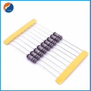 China 1 / 4W-5WS Wirewound Resistor Fuse Body Coating Gray for 0.01Ω-1KΩ supplier