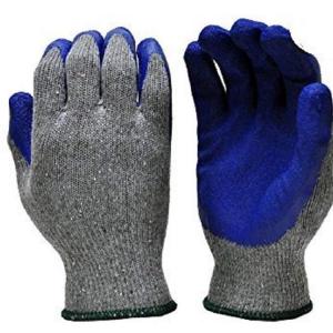 Crinkle Palm Latex Coated Work Gloves , Insulated Winter Work Gloves