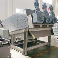 China Sludge Dehydrator Machine Multi Plate Screw Press For Activated Sludge Treatment on sale