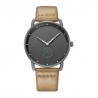 China Luxury Mens Quartz Watch , 5 ATM Waterproof Business Leather Band Watch wholesale