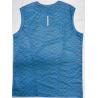 China Blue Lightweight Double Needle Mens Sleeveless Tank Top Casual wholesale