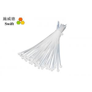 China White Color T25120 Zip Nylon Cable Ties Material Nylon 66 Reach RoHS Certificated supplier