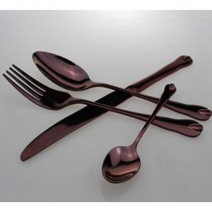 China Newto Stainless steel colorful cutlery/ coffee color flatware/wedding cutlery supplier