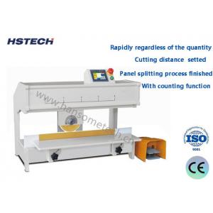 Aluminum Alloy Touch Screen V-cut PCB Separator with MITSUBISHI PLC