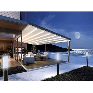 China Garden Waterproof Removable PVC Retractable Roof Pergola wholesale