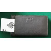 China Black Leather Man Style Wallet Poker Cheat Device , Poker Cheat Tools on sale